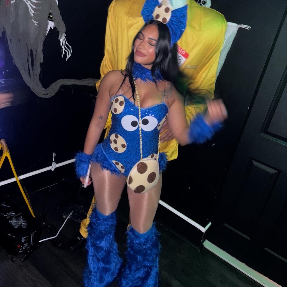 Blue Cookie Monster Costume